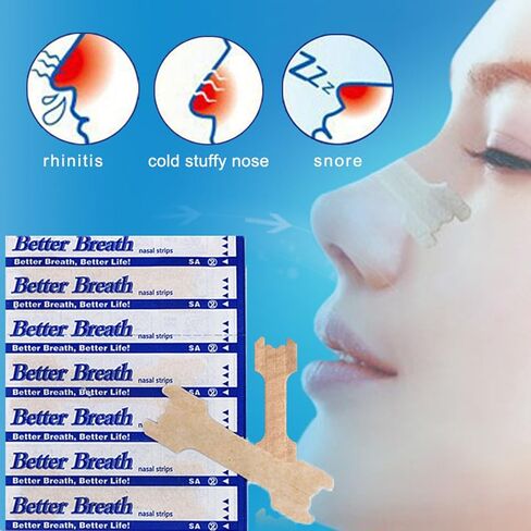300 Pcs Nasal Strips for Reduce Snoring,Anti Snoring for Breathing 55mm*16mm in Saudi Arabia
