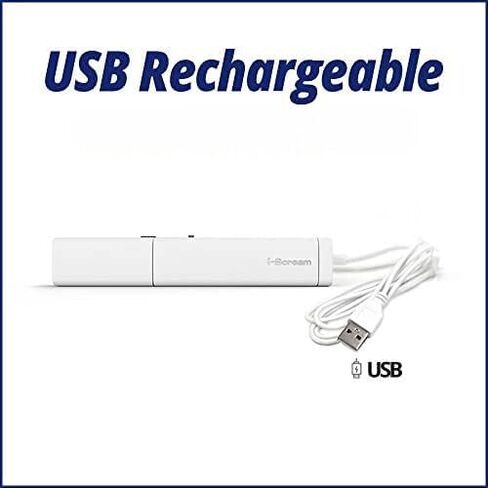 صفارة i-Scream الإلكترونية - قابلة لإعادة الشحن عبر USB، صوت قوي 120 ديسيبل، نغمتان، صفارة محمولة للرياضة، المعلم، الحكم، الشرطة، الطوارئ in Kuwait