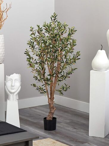Nearly Natural 5258 Olive Silk Tree, 5-Feet, Green, 30 x 30 x 55 inches in Saudi Arabia