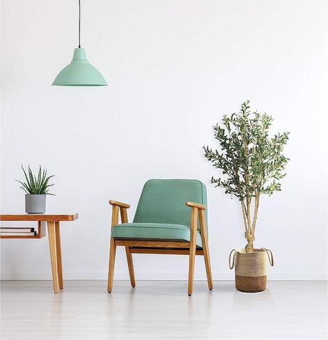 Nearly Natural 5258 Olive Silk Tree, 5-Feet, Green, 30 x 30 x 55 inches in Saudi Arabia