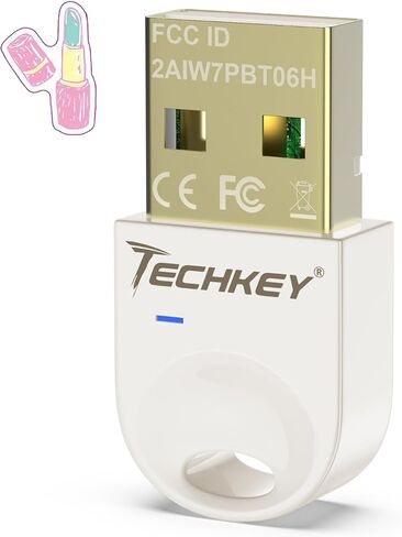 محول بلوتوث USB 5.3 لأجهزة الكمبيوتر المكتبية، قم بتوصيل وتشغيل جهاز استقبال وجهاز إرسال بلوتوث صغير V30 EDR Dongle لأجهزة الكمبيوتر المحمول بلوتوث Windows 11/10/8.1-Gainsboro in Saudi Arabia