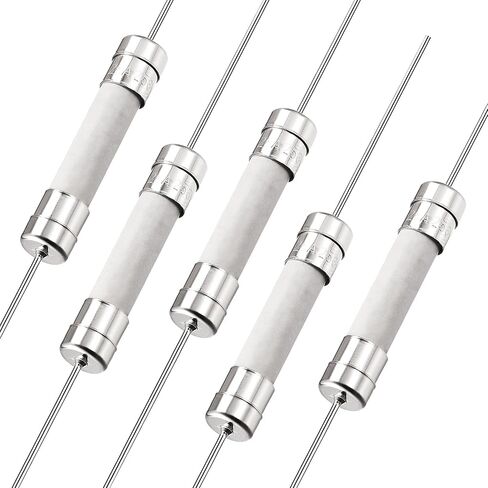 uxcell Fast Blow Fuse Lead Wire Ceramic Fuses 6mm x 32mm 250V F10A 5Pcs in Saudi Arabia