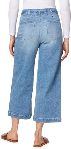 Angels Forever Young Women's Everflex Classic Belted Wide High-Rise Crops (Available in Plus Size) in Saudi Arabia
