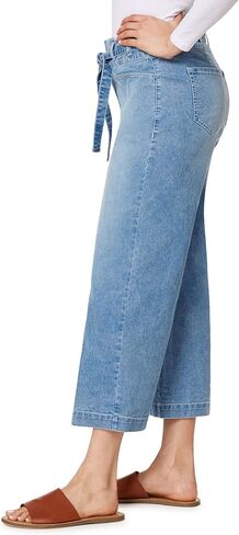 Angels Forever Young Women's Everflex Classic Belted Wide High-Rise Crops (Available in Plus Size) in Saudi Arabia