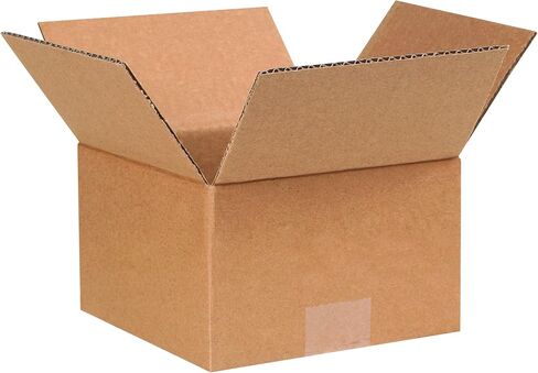 Aviditi 774 Corrugated Cardboard Box 7" L x 7" W x 4" H, Kraft, for Shipping, Packing and Moving (Pack of 25) in Saudi Arabia