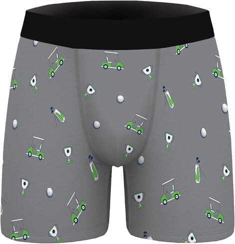 Mens Teens Boy Underwear Funny Boxers Unique Boxer Briefs Short Leg in Saudi Arabia