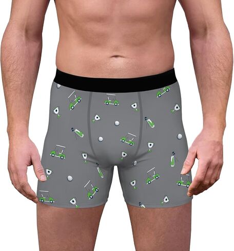 Mens Teens Boy Underwear Funny Boxers Unique Boxer Briefs Short Leg in Saudi Arabia