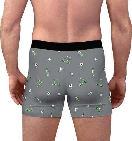 Mens Teens Boy Underwear Funny Boxers Unique Boxer Briefs Short Leg in Saudi Arabia