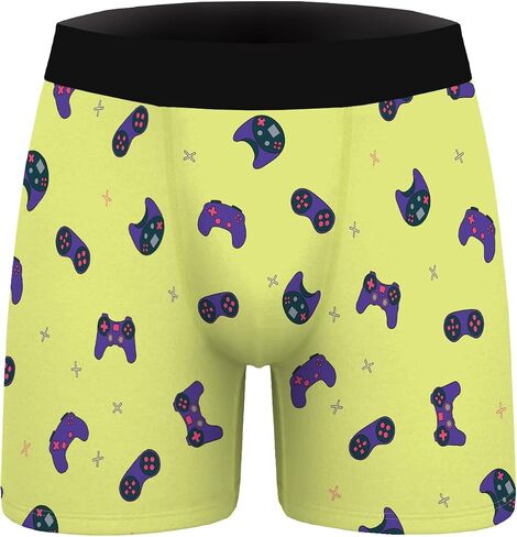 Mens Teens Boy Underwear Funny Boxers Unique Boxer Briefs Short Leg in Saudi Arabia