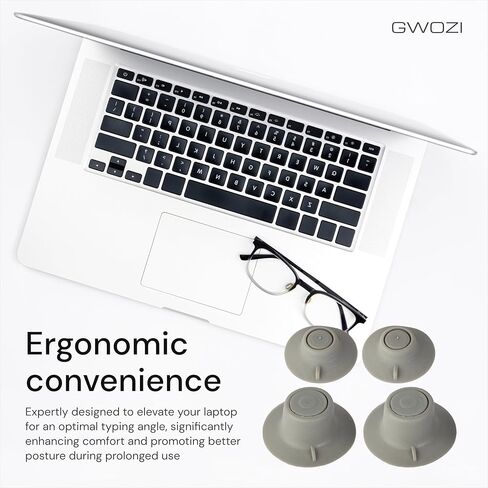Laptop Rubber Feet Skidproof 16 Pcs - Notebook/Computer/Keyboard Feet - Cooling Laptop Feet/Legs with Suction Cup in Saudi Arabia