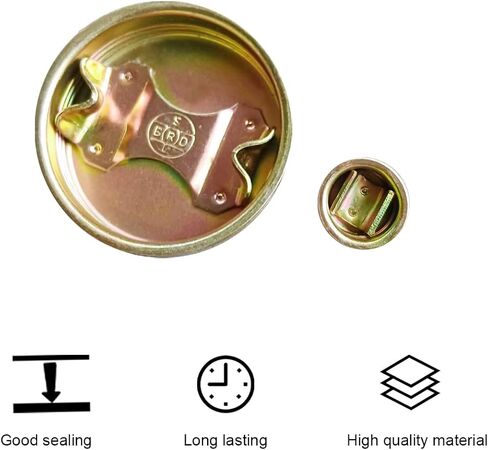 YTK 2 "و 3/4" سدادة فولاذية مع حشية، غطاء سدادة إغلاق الطبل مع مطلي مطلي لبرميل 55 جالون، 12 مجموعة in Kuwait