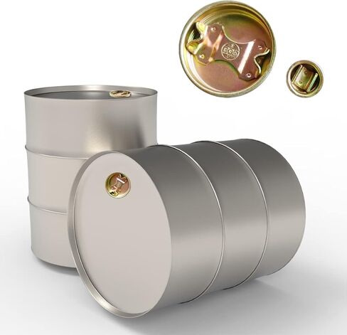 YTK 2 "و 3/4" سدادة فولاذية مع حشية، غطاء سدادة إغلاق الطبل مع مطلي مطلي لبرميل 55 جالون، 12 مجموعة in Kuwait