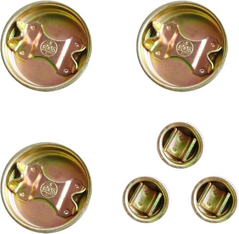 YTK 2 "و 3/4" سدادة فولاذية مع حشية، غطاء سدادة إغلاق الطبل مع مطلي مطلي لبرميل 55 جالون، 12 مجموعة in Kuwait