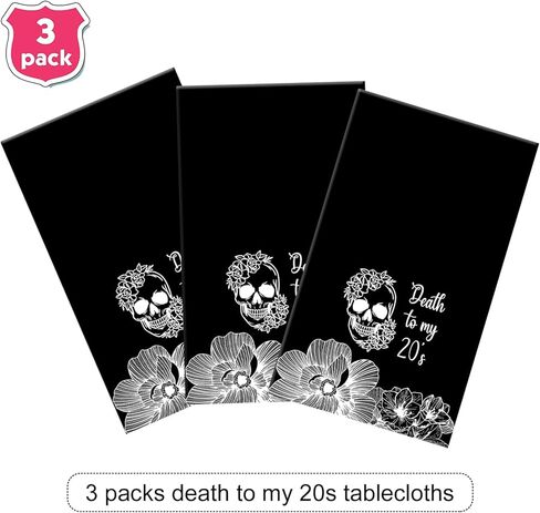 الموت لبلدي 20s مفارش المائدة، مزق إلى 20s بلدي مفارش المائدة، مفارش عيد ميلاد الثلاثين، الموت لبلدي 20s زينة حفلة عيد ميلاد، مزق لبلدي 20s زينة حفلة عيد ميلاد، المرأة حفلة عيد ميلاد الثلاثين - 3 حزم in Kuwait