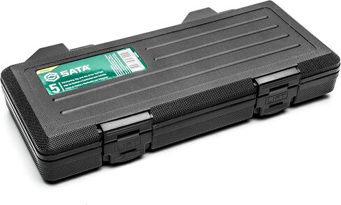 مجموعة أدوات محرك SATA 5 قطع متوسطة الحجم مقاس 3/8 بوصة مع مقبض على شكل حرف T ورافعة عكسية وحقيبة حمل من البلاستيك الصلب - ST50402 in Kuwait