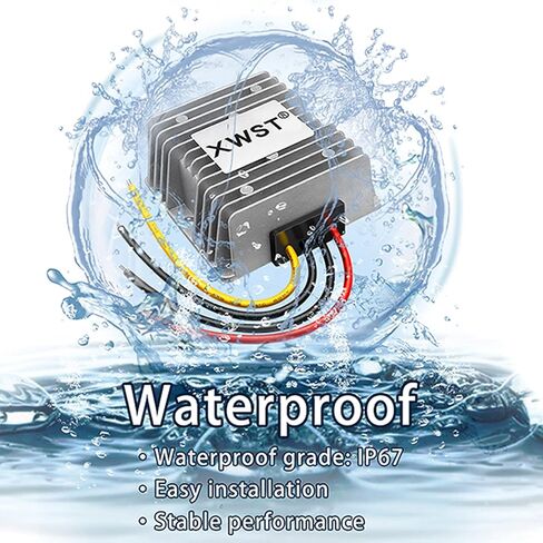 DC 12V 24V Step Down to 5V 30A 150W Converter Voltage Reducer, 5Volt Regulator Waterproof DC/DC Buck Transformer Power Supply in Saudi Arabia