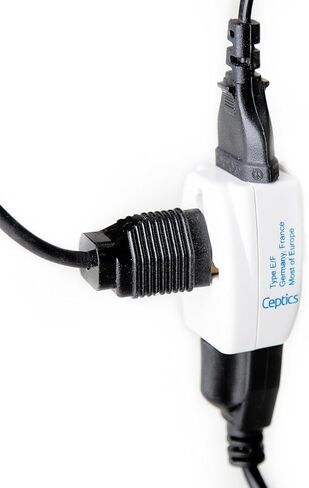 Ceptics 3 Outlet Travel Adapter Plug Type M for South Africa in Kuwait