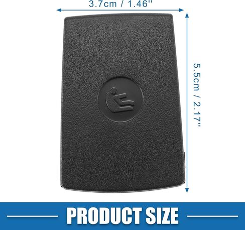 Rear Child Seat Anchor ISOFix Cover 52207319687 52207319686 for BMW 1 Series E81 E82 F20 F21 Black in Saudi Arabia
