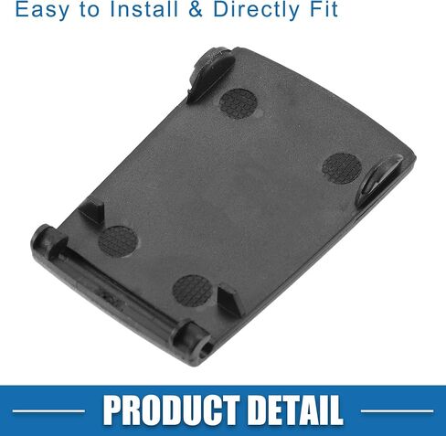 Rear Child Seat Anchor ISOFix Cover 52207319687 52207319686 for BMW 1 Series E81 E82 F20 F21 Black in Saudi Arabia