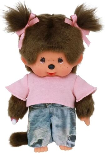 دمية Sekiguchi Monchhichi Girl Street Fashion القطيفة - وردي in Kuwait