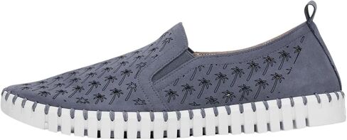 ILSE JACOBSEN HORNBAEK Men's TulipU0006 Palm Tree Slip-On | Boat Shoe in Saudi Arabia