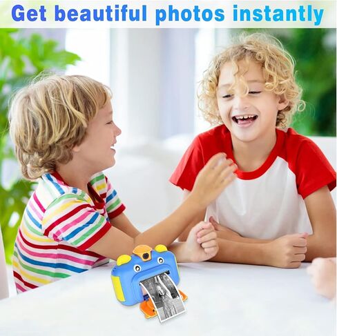 5 لفات من ورق الطباعة الفوري لكاميرا الأطفال، ورق الطابعة، مجموعة ورق الطباعة الحرارية للطباعة عالية الدقة (57 × 25 مم وردي) in Kuwait