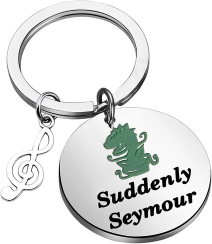 KEYCHIN Little Shop Audrey II Plant Keychain Horror Shop Musical Gifts Suddenly Seymour Jewelry Broadway Musical Gifts in Saudi Arabia