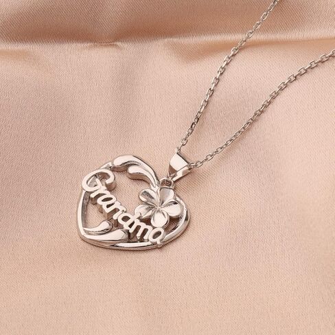 Grandma Necklace With Message Card Generation Gift I Know You're Loved Me Since I was Born But I've Loved You My Whole Life in Saudi Arabia