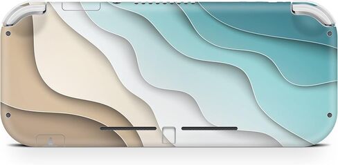 TACKY DESIGN Wave Skin Compatible with Nintendo Switch lite Skin, Abstract Skin Compatible with Switch lite Cover Vinyl 3m Decal Cute Full wrap Compatible with Switch lite Accessories in Saudi Arabia