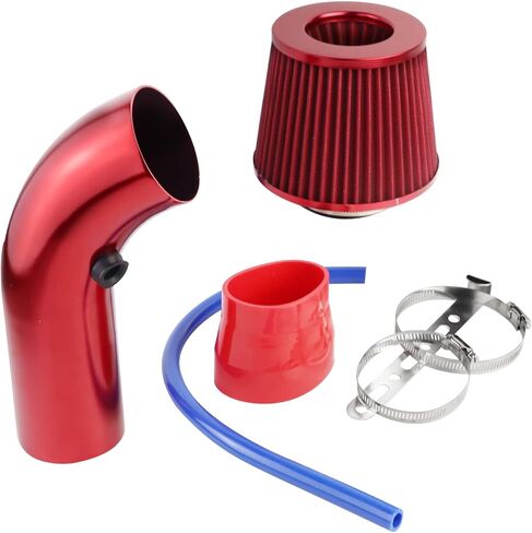 FLYPIG Universal 3" Cold Air Intake Filter Induction Pipe Power Flow Hose System Kit in Saudi Arabia