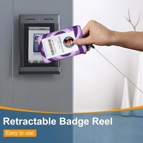 Plifal Badge Holder with Retractable Reel, Heart ID Name Tag Work Badge Clip Cardiac Anatomical Heavy Duty Vertical Card Protector Cover Case for Work Office Nurse Medical Student Teacher Women in Kuwait