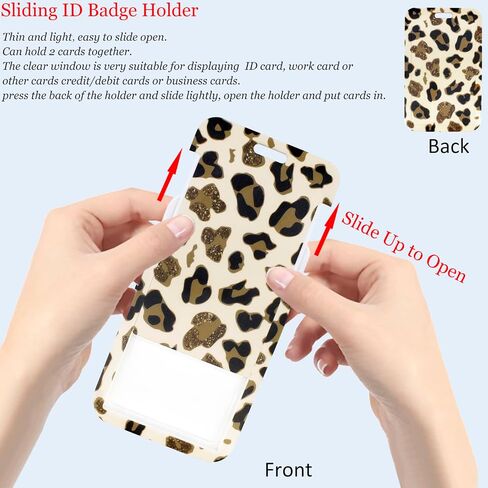 BIHRTC Silicone ID Badge Holders with Beaded Necklace Lanyard Vertical ID Card Holders for Women Nurses Teacher Office School in Saudi Arabia