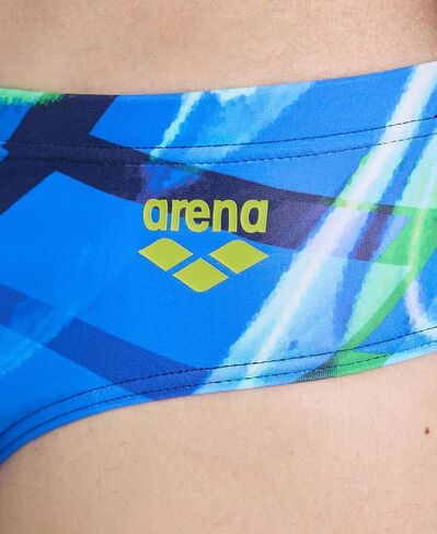 ملابس سباحة ARENA Feel للرجال ذات موجات بصرية برباط للسباحة قصيرة ملمس رياضي للاستحمام في حمام السباحة والشاطئ ملابس سباحة نشطة قابلة للتمدد in Kuwait