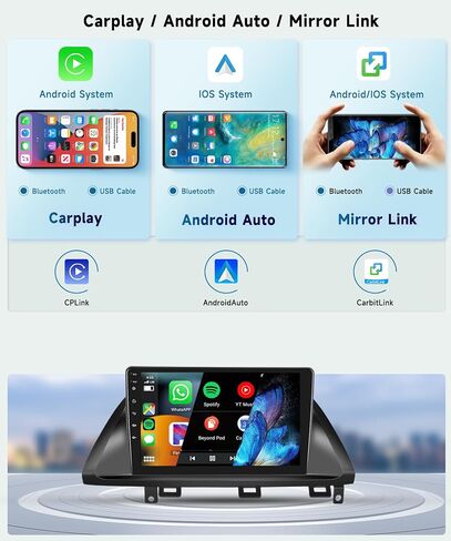 8 Core 6G+128G Car Radio for Honda Odyssey 2005 2006 2007 2008 2009 2010, Wireless Apple Carplay Android Auto Car Stereo, 10.1" IPS Touchscreen with WiFi, GPS, Bluetooth,FM/RDS, 32EQ DSP, Rear Camera in Saudi Arabia