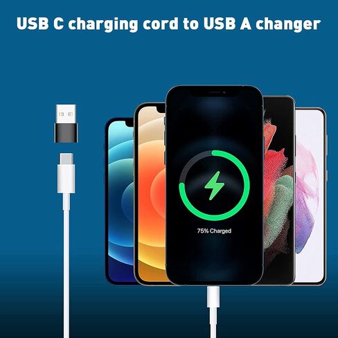 محول USB C أنثى إلى USB ذكر (4 حزم) محول كابل USB C أنثى إلى USB ذكر متوافق مع السفر الذي يجب اقتناؤه، محول USB C إلى USB من الألومنيوم، كابل شاحن من النوع C، محول طاقة متوافق in Saudi Arabia