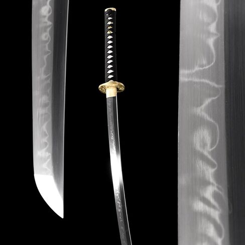 Real Katana Sword Sharp - Japanese Samurai Swords are a Unique Gift for Men - T10 Clay Tempered Real Steel with Metal Blade Makes a Memorable for Martial Arts Enthusiasts or Sword Collectors in Saudi Arabia