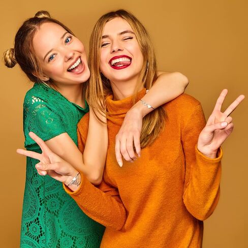 طويلة تيانتيان 2 قطعة أفضل صديق أساور Bff تمتد مطرز أساور الصداقة القلب سحر أساور عيد ميلاد هدايا عيد الميلاد ل Bestie in Saudi Arabia