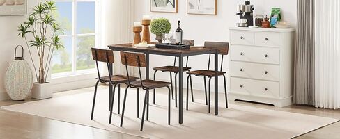 أطقم طاولات وكراسي الطعام، بني ريفي in Kuwait