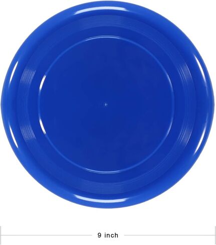 Zdgao Flying Discs for Kids and Adult, 9 Inch Plastic Flying Disc Set in Bulk, Set of 8 in Kuwait