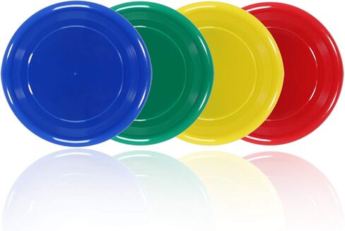 Zdgao Flying Discs for Kids and Adult, 9 Inch Plastic Flying Disc Set in Bulk, Set of 8 in Kuwait