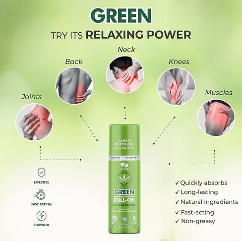 Ross D’Elen Green Menthol Relief and Recovery ROLL-ON in Saudi Arabia