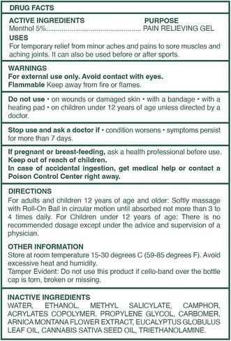 Ross D’Elen Green Menthol Relief and Recovery ROLL-ON in Saudi Arabia