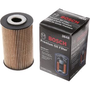 Bosch Automotive 3848 Premium Oil Filter-Compatible With Select Genesis G80;Hyundai Azera,Equus,Genesis,Genesis Coupe,Palisade,Sonata,Veracruz;Kia Cadenza,K900,Sedona,Sorento,Telluride + More
