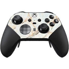 MightySkins Glossy Glitter Skin Compatible with Xbox Elite Series 2 Controller - Antique Marble | Protective, Durable High-Gloss Glitter Finish | Easy to Apply and Change Styles | Made in The USA