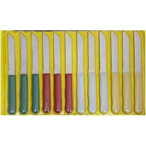 Stainless Steel Kitchen Knives Set (12 Pieces)