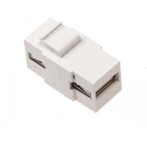 NTW USB A/A وصلة Keystone الإضافية JackWhite NKY-FF/U2AA-WHT in Kuwait