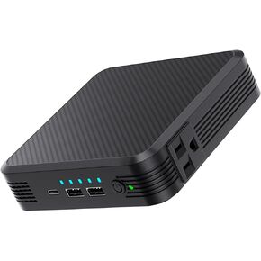 Portable Laptop Power Bank 100W AC Outlet, 72Wh/20000mAh with 65W PD USB C Portable Laptop Charger, External Battery Pack for MacBook, Notebooks, Laptops