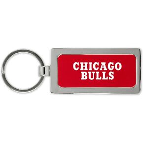 Rico Industries NBA Laser Engraved Metal Keychain Two Sided Metal Keychain - Great Every Day Auto Accessory