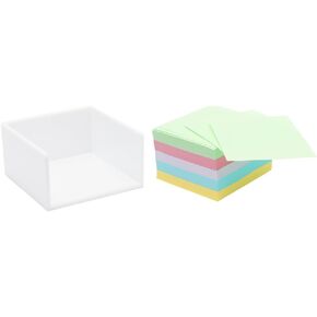 Memo & Scratch Pads, Non-Sticky Writing Pads, 500 Sheets Blank Notepads, 3x3 Inch Memo Sheets, Colored Memo Paper Pads for Reminders Shorthand Note