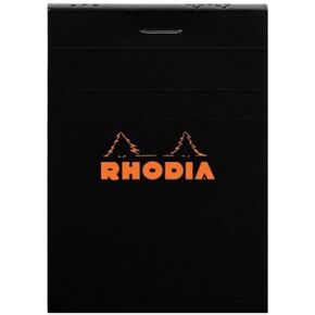 Black Rhodia Top Staplebound No. 11 Notepad (3 X 4), Pack of 5